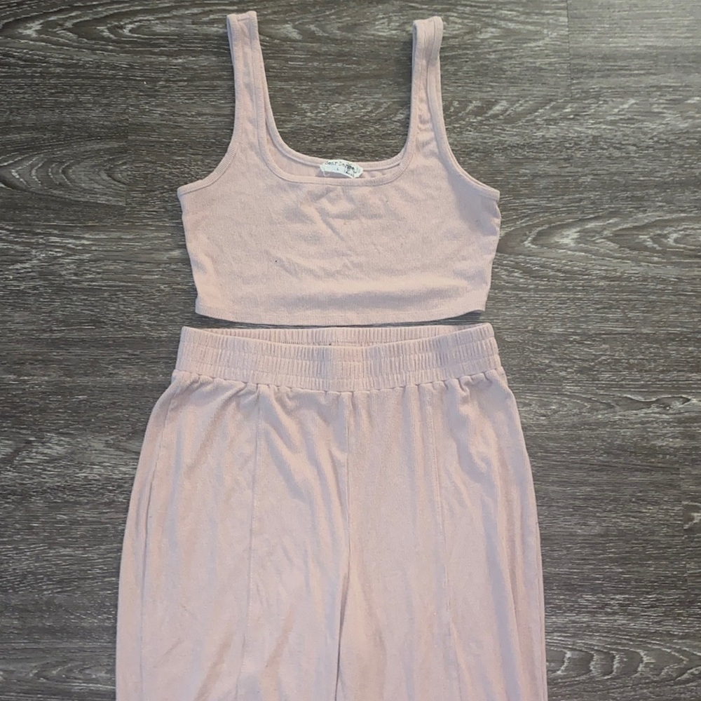 LIGHT PINK 2 PIECE SZ L